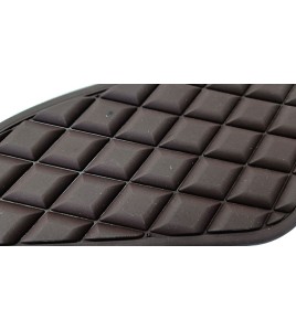 Royal Enfield Interceptor and GT 650 Tank Rubber Knee Pad Pair Brown