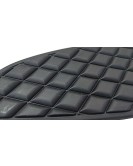 Royal Enfield Interceptor and GT 650 Tank Rubber Knee Pad Pair Black