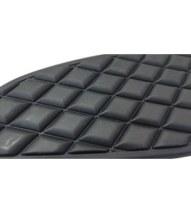 Royal Enfield Interceptor and GT 650 Tank Rubber Knee Pad Pair Black