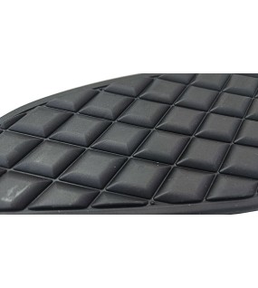 Royal Enfield Interceptor and GT 650 Tank Rubber Knee Pad Pair Black