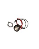 Royal Enfield 12v Blue LED Pilot Light With Chromed Rims Pair