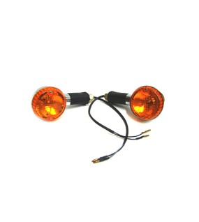 Royal Enfield Electra Pair Of Indicators Orange Lens