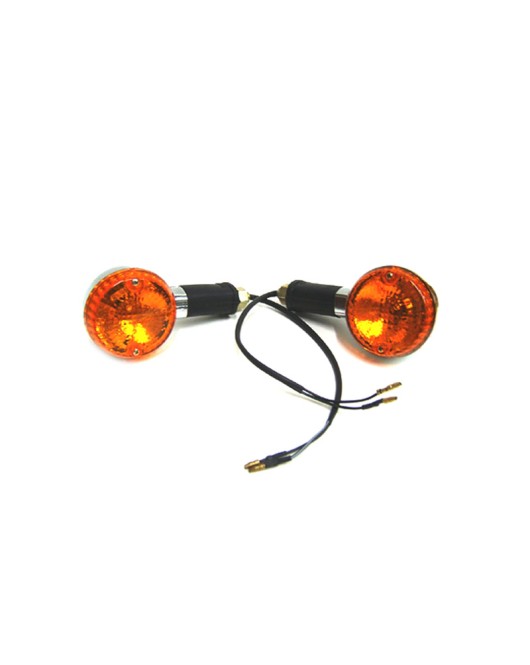 Royal Enfield Electra Pair Of Indicators Orange Lens