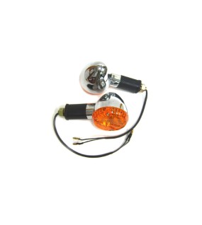 Royal Enfield Electra Pair Of Indicators Orange Lens