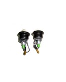 Complete Clear Pilot Lamp 12v Chromed Assembly