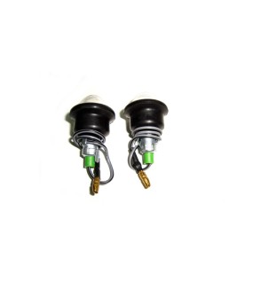 Complete Clear Pilot Lamp 12v Chromed Assembly