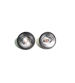 Complete Clear Pilot Lamp 12v Chromed Assembly