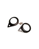 Complete Clear Pilot Lamp 12v Black Rim Assembly