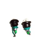 Complete Clear Pilot Lamp 12v Black Rim Assembly