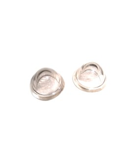 Complete Clear Pilot Lamp 12v Black Rim Assembly