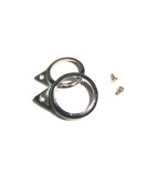Complete Blue Pilot Lamp 12v Chromed Rim Assembly