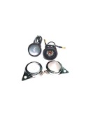 Complete Frosted Pilot Lamp 12v Chromed Rim Assembly