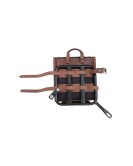 Royal Enfield New Classic Reborn 350 Canvas and Leather Bags With Mounting Pair