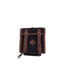 Royal Enfield New Classic Reborn 350 Canvas and Leather Bags With Mounting Pair