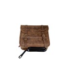 Royal Enfield New Classic Reborn 350 Leather Bags Dust Color With Mounting Pair