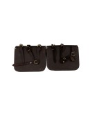 Royal Enfield New Classic Reborn 350 Saddle Bags Rusty Brown With Mounting Pair