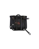 Royal Enfield New Classic Reborn 350 Leather Saddle Black Bags and Mounting Pair