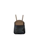 Royal Enfield New Classic Reborn 350 Leather Glossy Black Bags and Mounting Pair