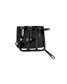 Royal Enfield New Classic Reborn 350 Leather Glossy Black Bags and Mounting Pair