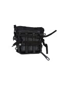 Royal Enfield New Classic Reborn 350 Canvas Saddle Black Bags With Mounting Pair
