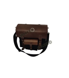 Royal Enfield New Classic Reborn 350 Black Color Bags With Mounting Pair