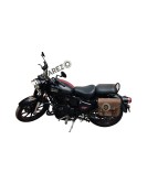 Royal Enfield New Classic Reborn 350cc Saddle Bags Rusty Brown With Mounting Pair