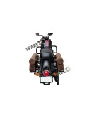 Royal Enfield New Classic Reborn 350cc Saddle Bags Rusty Brown With Mounting Pair
