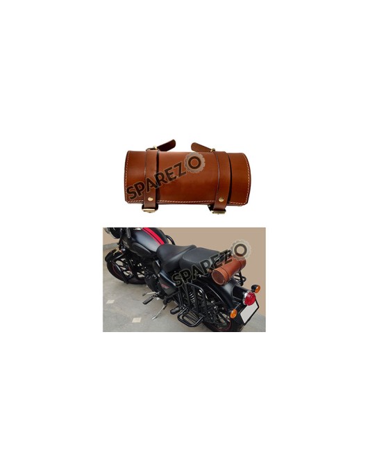 Royal Enfield New Classic Reborn 350cc Leather Tool Roll Accessories Bag