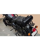 Royal Enfield New Classic Reborn 350cc Leather Tool Roll Accessories Bag Black