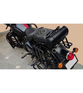 Royal Enfield New Classic Reborn 350cc Leather Tool Roll Accessories Bag Black