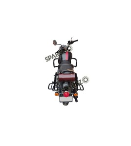 Royal Enfield New Classic Reborn 350cc Leather Tool Roll Accessories Bag Cherry Brown