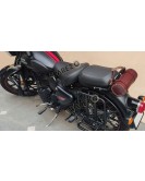 Royal Enfield New Classic Reborn 350cc Leather Tool Roll Accessories Bag Cherry Brown