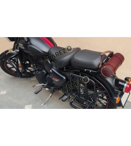 Royal Enfield New Classic Reborn 350cc Leather Tool Roll Accessories Bag Cherry Brown