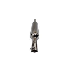Royal Enfield New Classic Reborn 350cc Short Bottle Exhaust Silencer Chrome