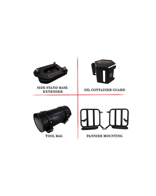 Royal Enfield New Classic Reborn 350cc 4 PCS Accessories Combo-1