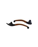 Royal Enfield New Classic Reborn 350cc Leather Covering Levers With Grips
