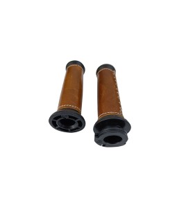 Royal Enfield New Classic Reborn 350cc Leather Covering Handlebars Grips