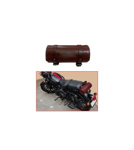 Royal Enfield New Classic Reborn 350cc Leather Tool Roll Accessories Bag Brown