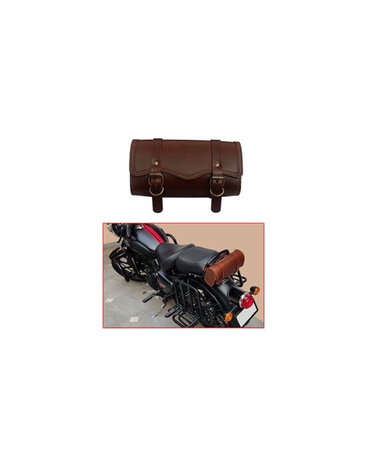 Royal Enfield New Classic Reborn 350cc Leather Tool Roll Accessories Bag Brown Tan