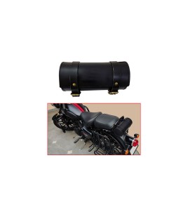 Royal Enfield New Classic Reborn 350cc Leather Tool Roll Accessories Black Bag