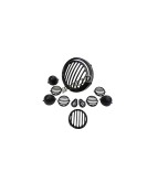 Royal Enfield Classic Reborn 350 Headlight Tail Lamp Trafficator Grill Set