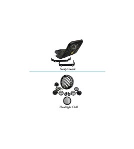 Royal Enfield New Classic Reborn 350cc Sump Guard and Headlight Grill Set Combo 