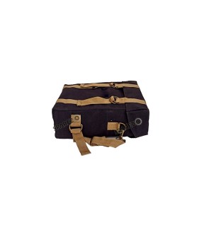 Royal Enfield New Classic Reborn 350cc Military Pannier Black and Golden Color Bags