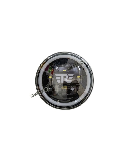 Royal Enfield Meteor 350cc 7" R Sign Headlight LED Light 2020-2023
