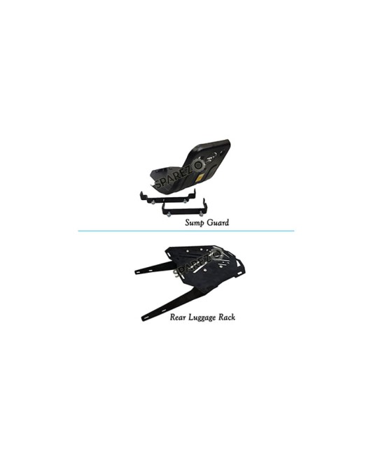 Royal Enfield New Classic Reborn 350cc Sump Guard and Rear Luggage Rack 2022-23