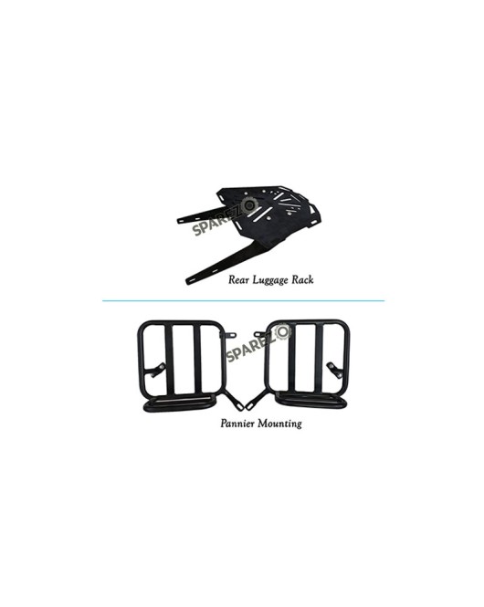 Royal Enfield New Classic Reborn 350cc Pannier Mounting and Rear Luggage Rack 2022-23