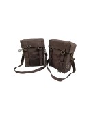 Royal Enfield New Classic Reborn 350cc Military Pannier Bag Brown With Fitting