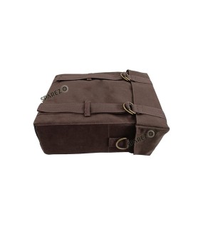 Royal Enfield Meteor 350cc Military Pannier Bag Brown With Fitting