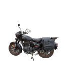 Royal Enfield Classic Reborn 350cc Pannier Luggage Bags and Mounting Black 2022-23 	