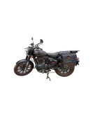Royal Enfield Classic Reborn 350cc Pannier Luggage Bags Brown and Mounting 2022-23